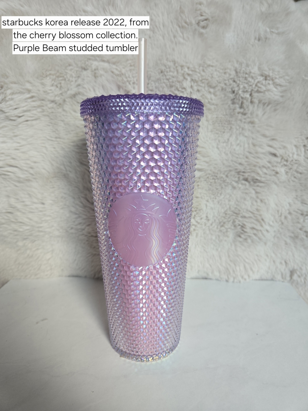 Starbucks 24oz Purple Beam Studded Tumbler